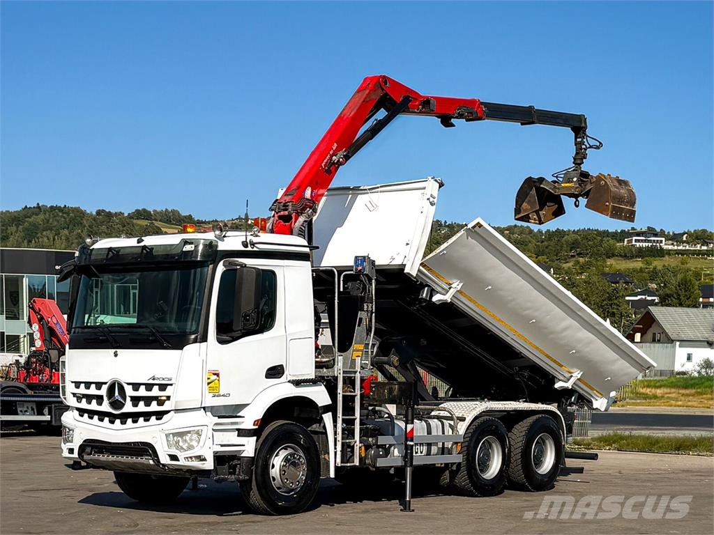 Mercedes-Benz AROCS 2640 HMF 1643 Z2 + FUNK * Bordmatic * 6x4! Pašizgāzējs