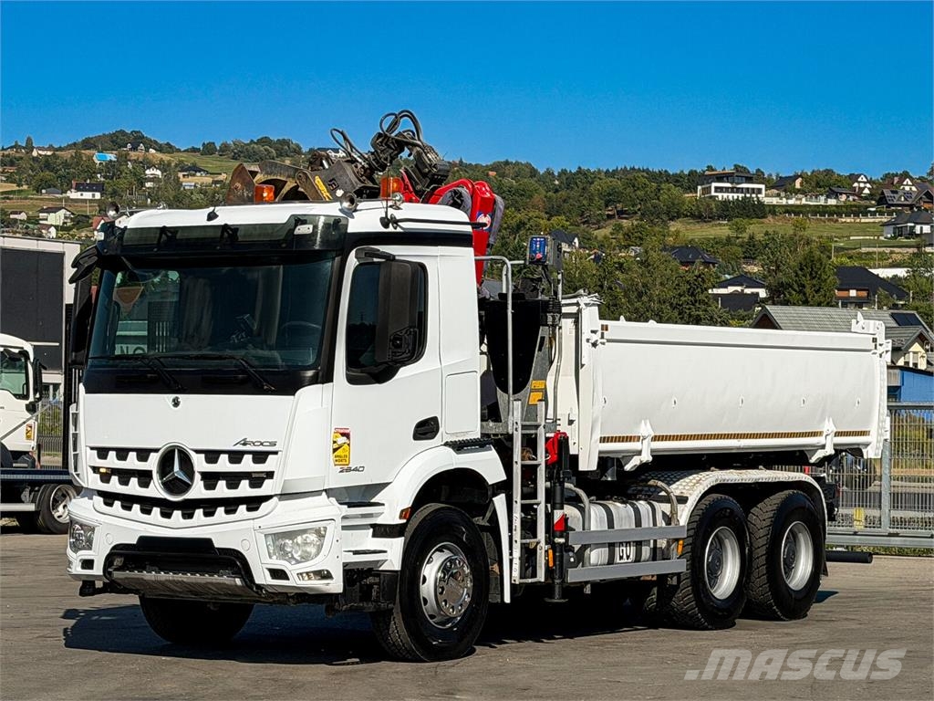 Mercedes-Benz AROCS 2640 HMF 1643 Z2 + FUNK * Bordmatic * 6x4! Pašizgāzējs