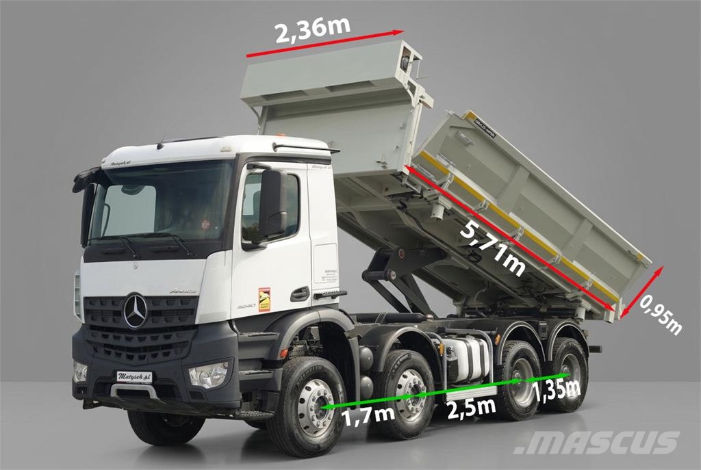 Mercedes-Benz AROCS 3240 / 8x4 / WYWROTKA DWUSTRONNA - 5,7 M / H Kiperi kamioni