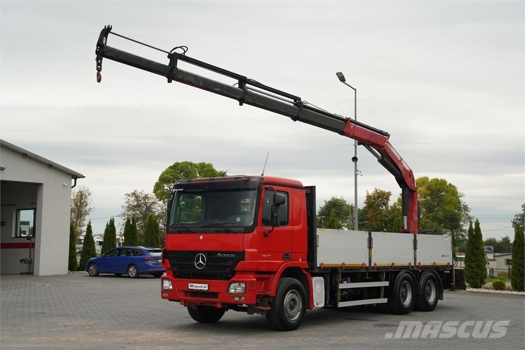Mercedes-Benz AROCS 2636 / 6x4 / BURTOWA - 6,6 M / HDS PALFINGER Kamioni sa otvorenim sandukom