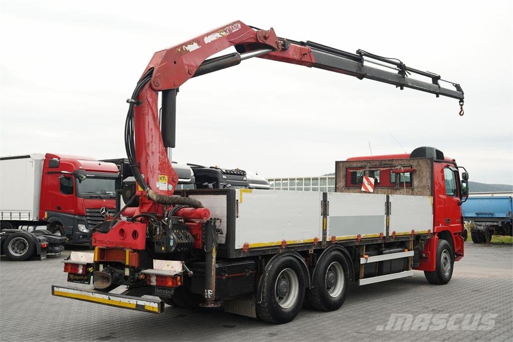 Mercedes-Benz AROCS 2636 / 6x4 / BURTOWA - 6,6 M / HDS PALFINGER Kamioni sa otvorenim sandukom