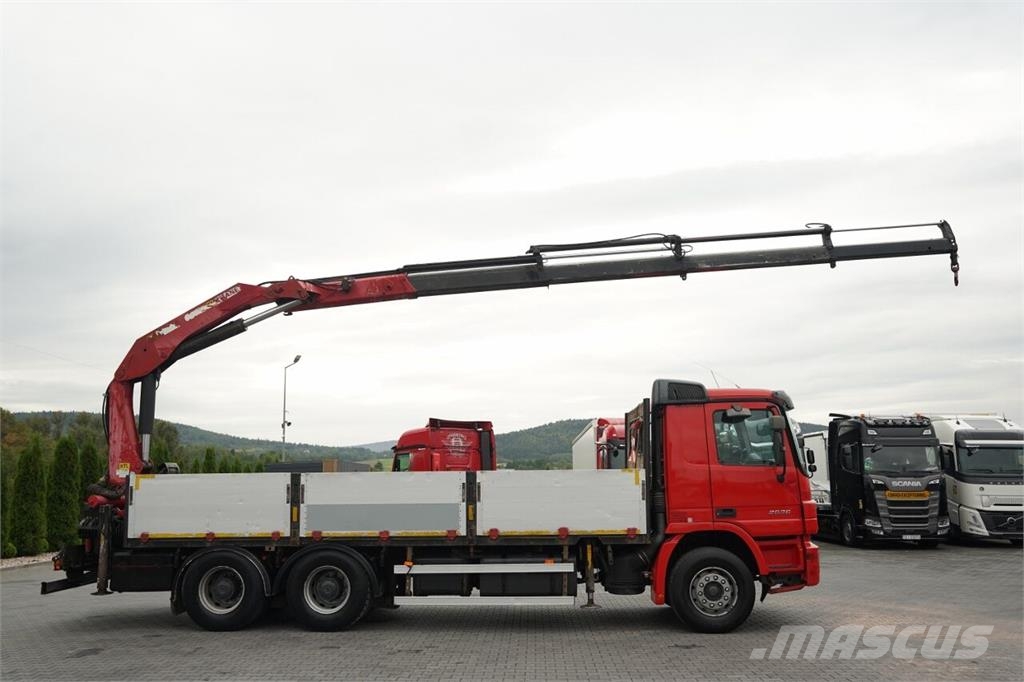 Mercedes-Benz AROCS 2636 / 6x4 / BURTOWA - 6,6 M / HDS PALFINGER Kamioni sa otvorenim sandukom