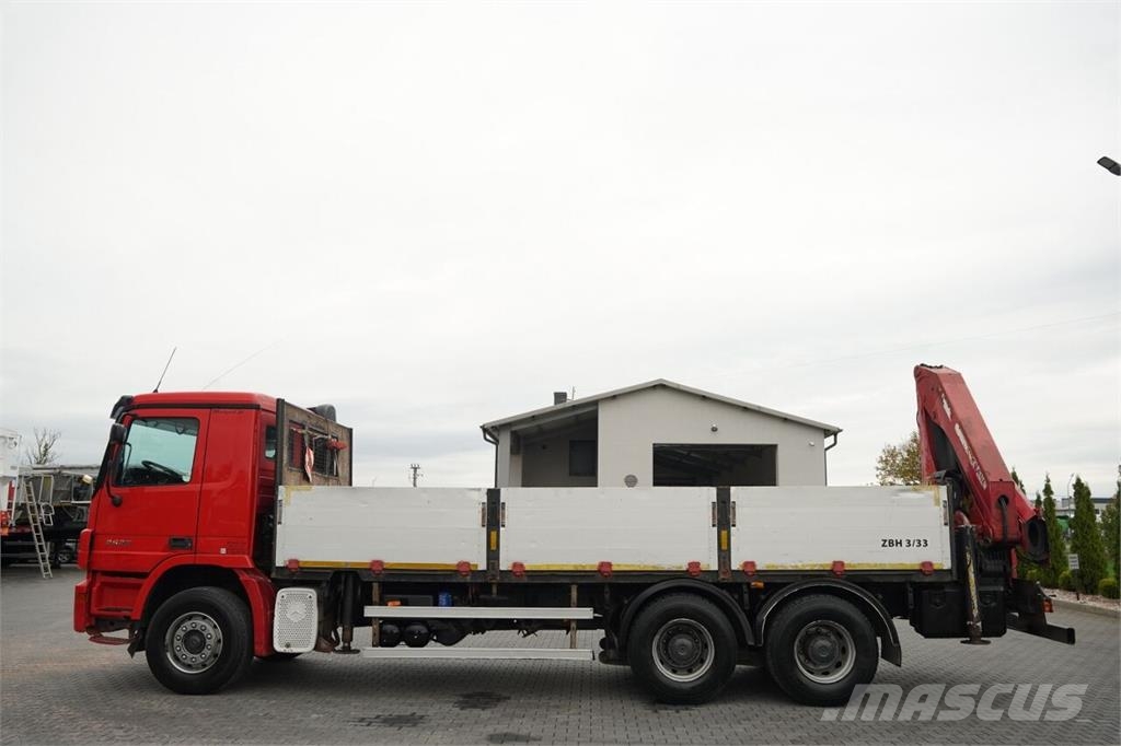 Mercedes-Benz AROCS 2636 / 6x4 / BURTOWA - 6,6 M / HDS PALFINGER Kamioni sa otvorenim sandukom
