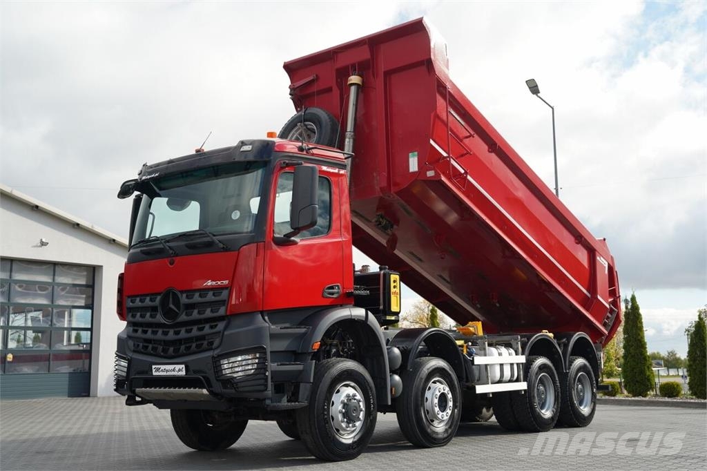 Mercedes-Benz AROCS 4145 / 8x6 / WYWROTKA TYLNOZSYPOWA / MANUAL Tipper trucks