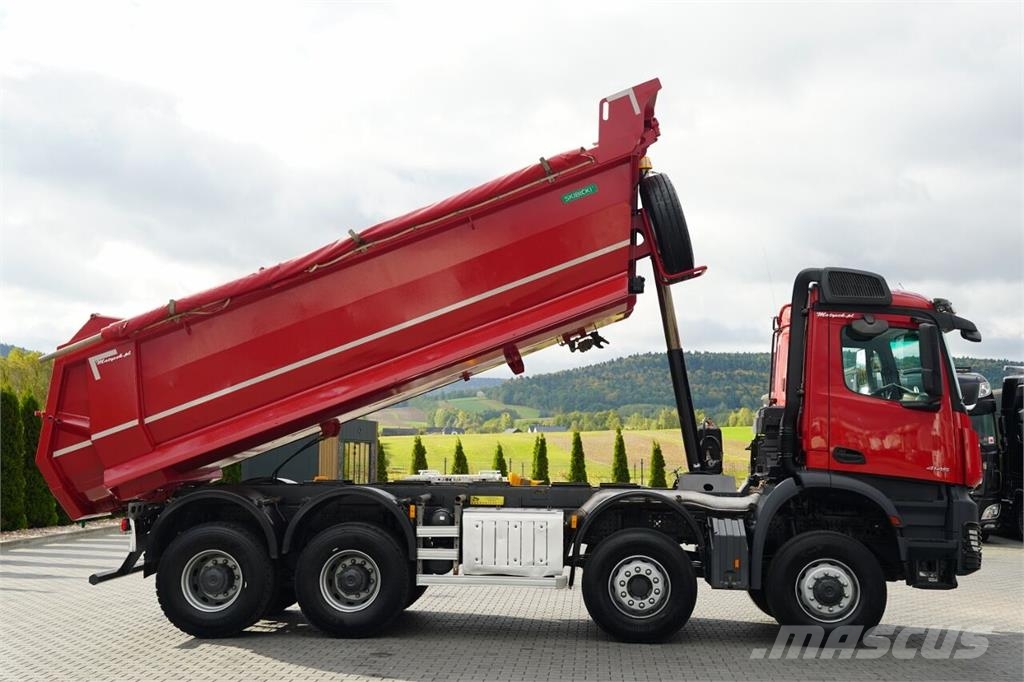 Mercedes-Benz AROCS 4145 / 8x6 / WYWROTKA TYLNOZSYPOWA / MANUAL Tipper trucks