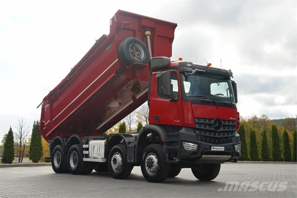 Mercedes-Benz AROCS 4145 / 8x6 / WYWROTKA TYLNOZSYPOWA / MANUAL Tipper trucks