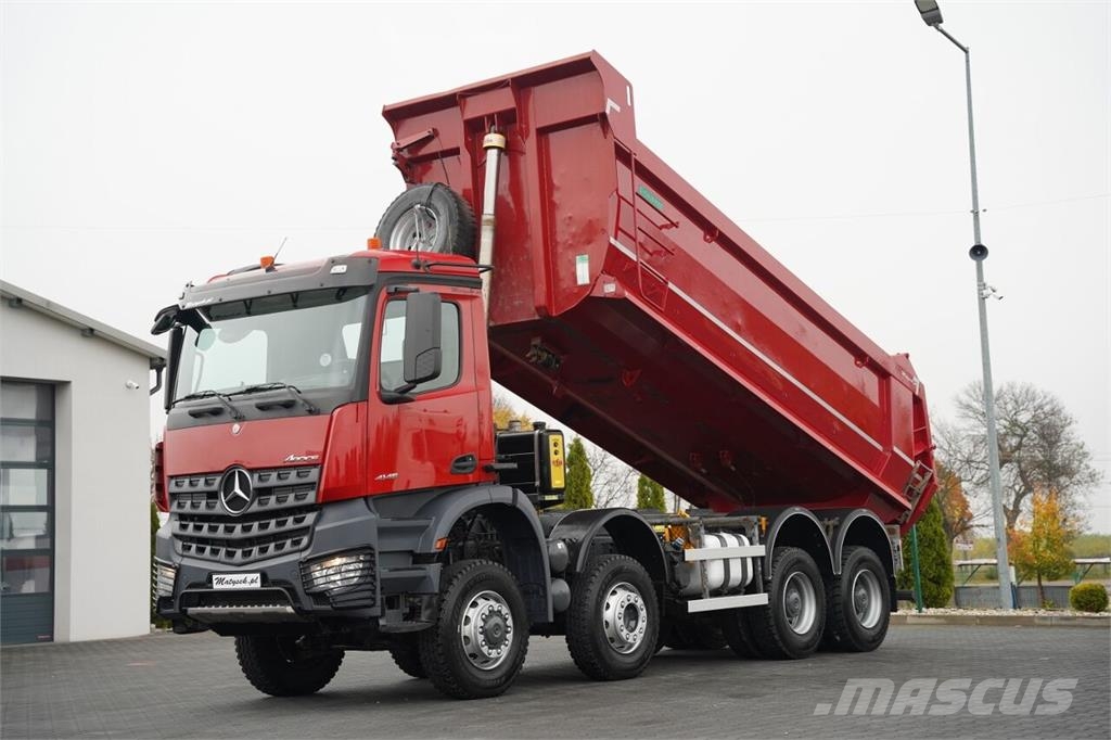 Mercedes-Benz AROCS 4145 / 8x6 / WYWROTKA TYLNOZSYPOWA / SKIBICK شاحنات قلابة