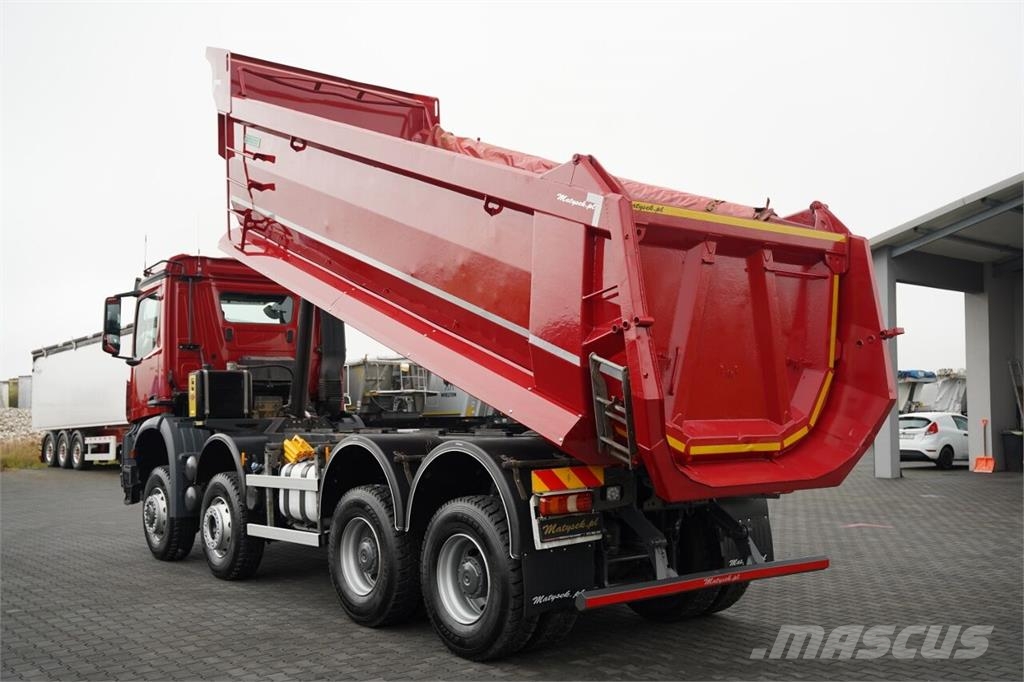 Mercedes-Benz AROCS 4145 / 8x6 / WYWROTKA TYLNOZSYPOWA / SKIBICK شاحنات قلابة