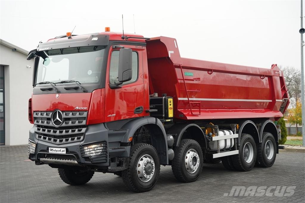 Mercedes-Benz AROCS 4145 / 8x6 / WYWROTKA TYLNOZSYPOWA / SKIBICK شاحنات قلابة