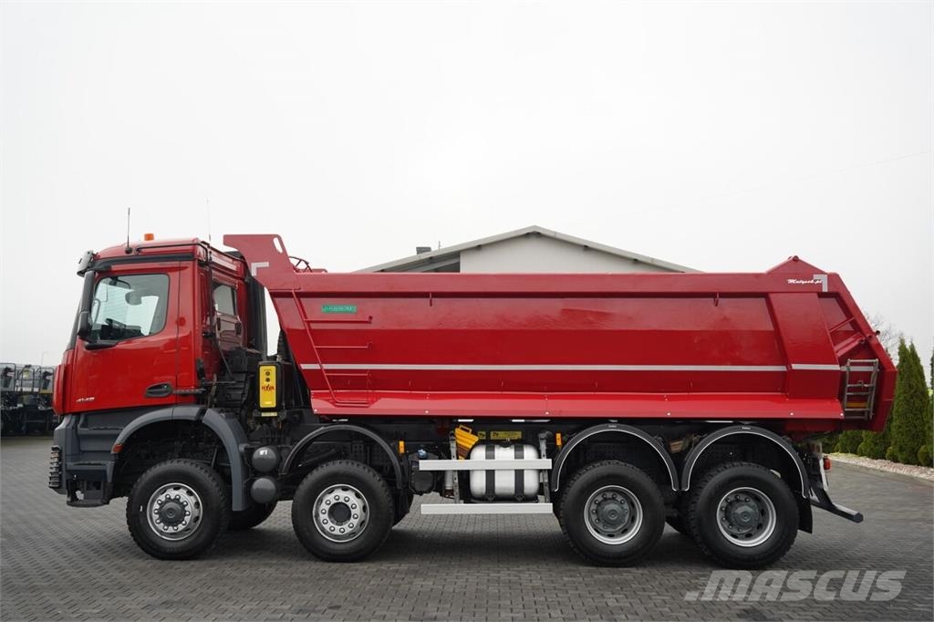 Mercedes-Benz AROCS 4145 / 8x6 / WYWROTKA TYLNOZSYPOWA / SKIBICK شاحنات قلابة