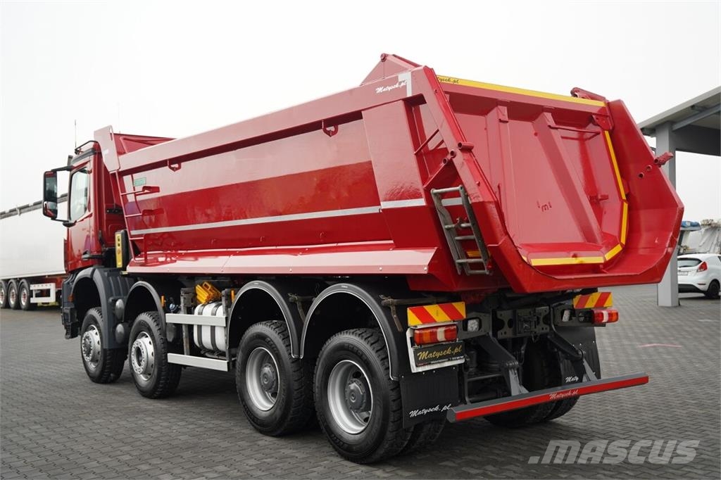 Mercedes-Benz AROCS 4145 / 8x6 / WYWROTKA TYLNOZSYPOWA / SKIBICK شاحنات قلابة