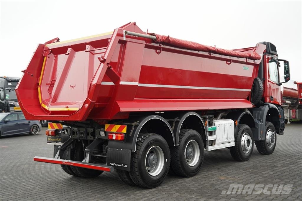 Mercedes-Benz AROCS 4145 / 8x6 / WYWROTKA TYLNOZSYPOWA / SKIBICK شاحنات قلابة
