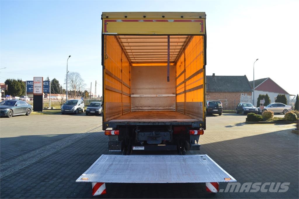 Mercedes-Benz Atego 1530 E6 PRITSCHE PLANE+LBW 1500 kg 1.HAND 커튼사이더 트럭