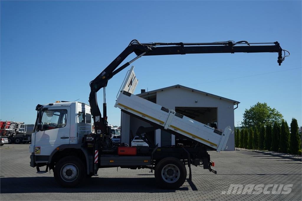 Mercedes-Benz ATEGO 16.24 / 4X4 / WYWROTKA + HDS HIAB 111 BS-2 Wywrotki