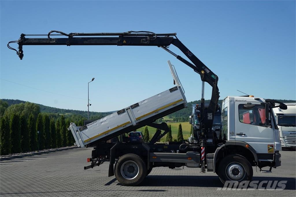 Mercedes-Benz ATEGO 16.24 / 4X4 / WYWROTKA + HDS HIAB 111 BS-2 Wywrotki