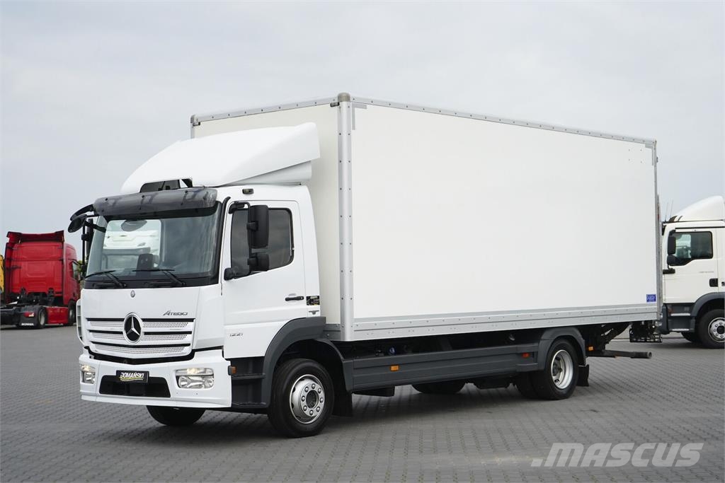 Mercedes-Benz ATEGO / 1221 / ACC / EURO 6 / KONTENER + WINDA / 1 Camion Fourgon