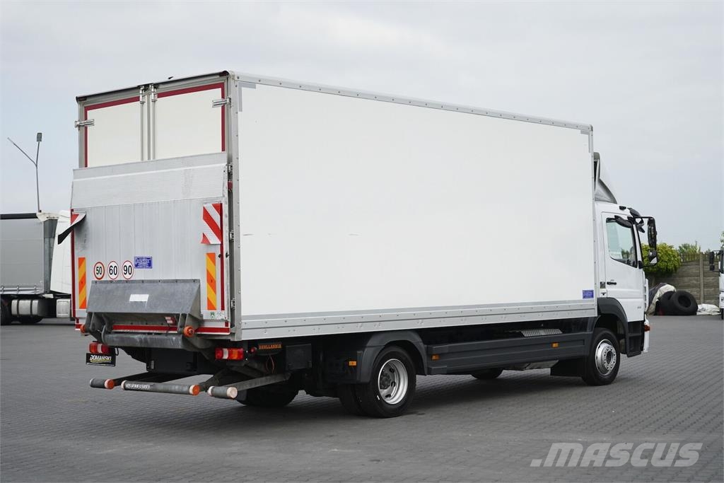 Mercedes-Benz ATEGO / 1221 / ACC / EURO 6 / KONTENER + WINDA / 1 Camion Fourgon