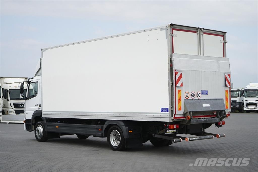 Mercedes-Benz ATEGO / 1221 / ACC / EURO 6 / KONTENER + WINDA / 1 Camion Fourgon