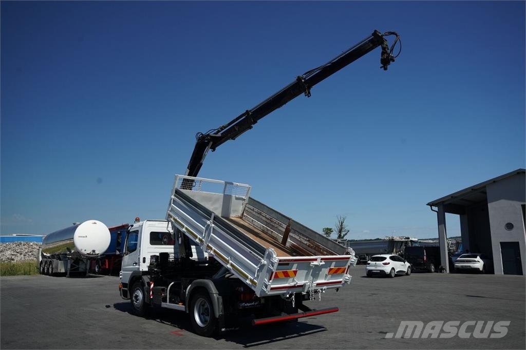 Mercedes-Benz ATEGO 15.24 / 4X2 / WYWROTKA + HDS HIAB 088 BS-2   自卸式货车
