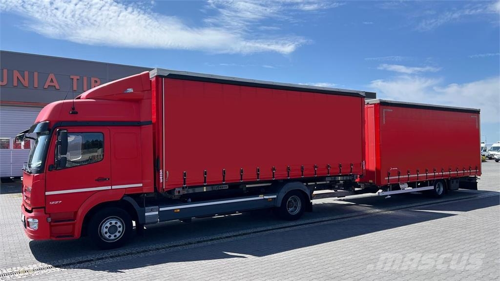 Mercedes-Benz ATEGO 1227 BIG SPACE EURO 6 CURTAIN TILT Camiones de caja de lona
