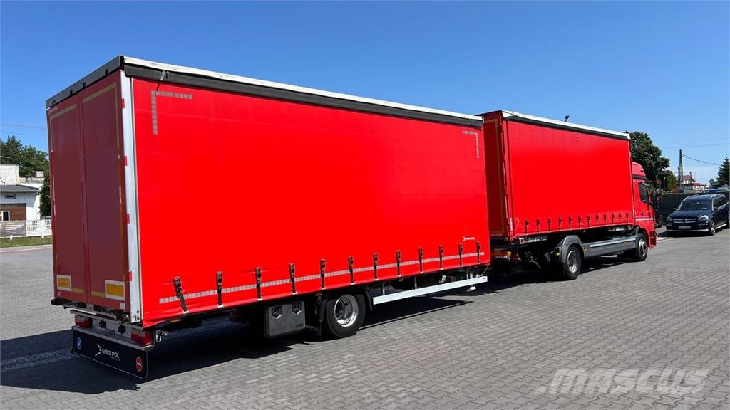Mercedes-Benz ATEGO 1227 BIG SPACE EURO 6 CURTAIN TILT Camiones de caja de lona