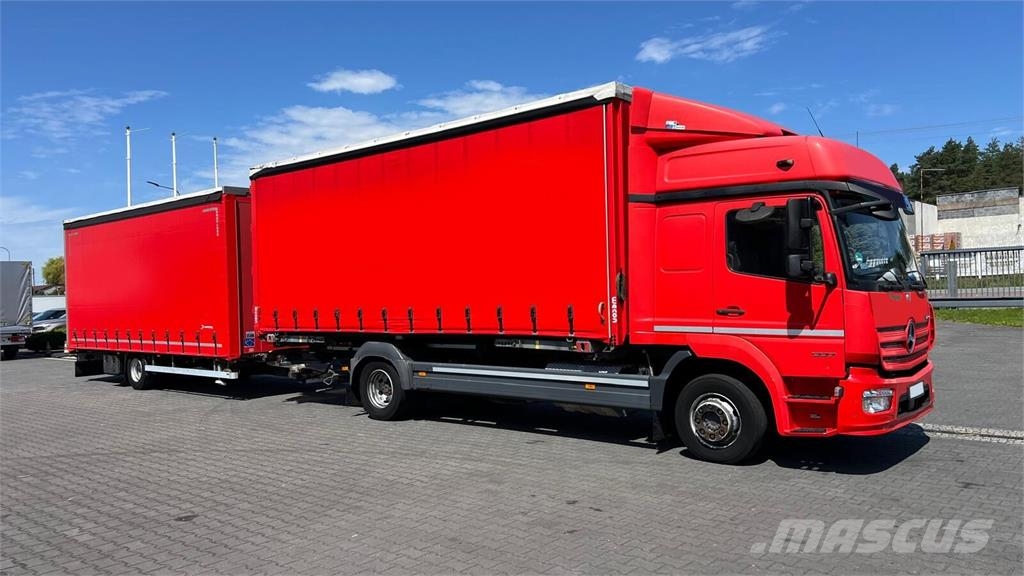 Mercedes-Benz ATEGO 1227 BIG SPACE EURO 6 CURTAIN TILT Camiones de caja de lona