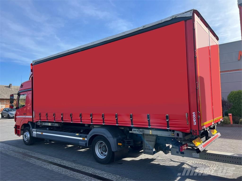 Mercedes-Benz ATEGO 1227 2021! LIFT 1.HAND WECHSELBRÜCKE WECHSEL Priekabos su tentu