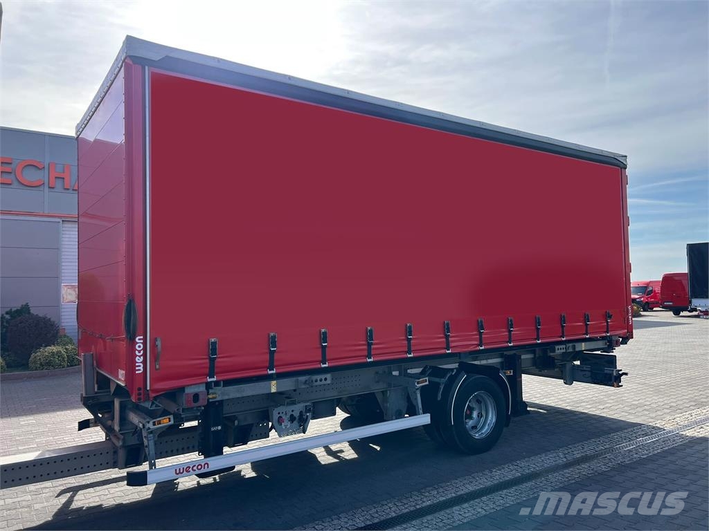 Mercedes-Benz ATEGO 1227 2021! LIFT 1.HAND WECHSELBRÜCKE WECHSEL Priekabos su tentu