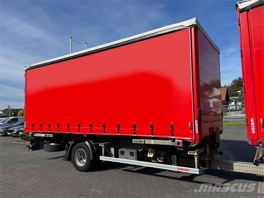 Mercedes-Benz ATEGO 1227 2021! LIFT 1.HAND WECHSELBRÜCKE WECHSEL Priekabos su tentu