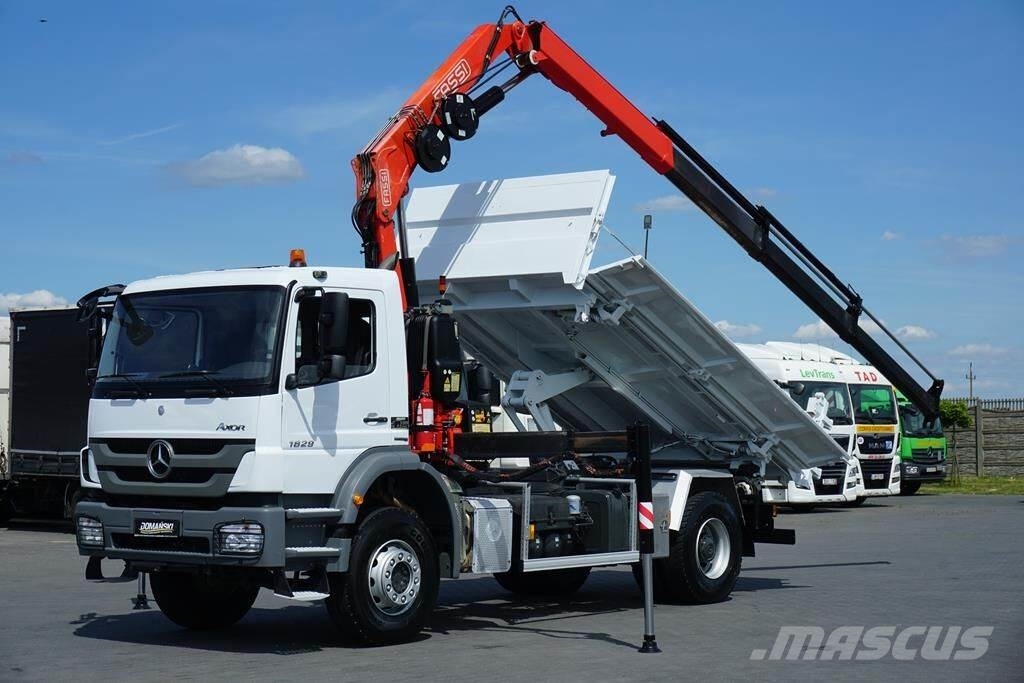 Mercedes-Benz AXOR / 1829 / E 5 / WYWROTKA + HDS / ROTATOR / HYD, 2013 ...