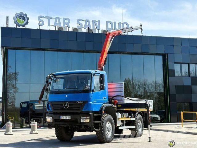 Mercedes-Benz AXOR 1824 4x4 PALFINGER PK 8500 Crane Kran Camion benne