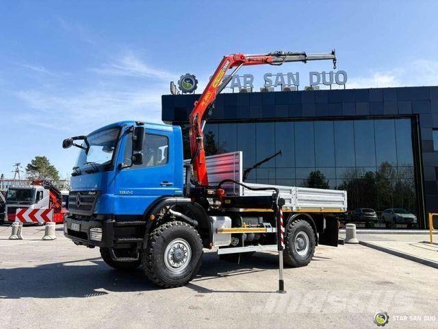 Mercedes-Benz AXOR 1824 4x4 PALFINGER PK 8500 Crane Kran Camion benne