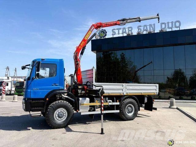 Mercedes-Benz AXOR 1824 4x4 PALFINGER PK 8500 Crane Kran Camion benne