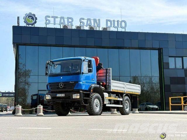 Mercedes-Benz AXOR 1824 4x4 PALFINGER PK 8500 Crane Kran Camion benne