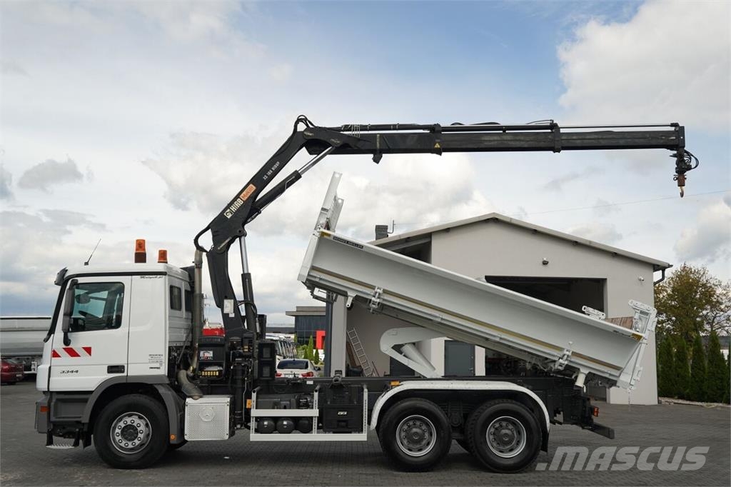 Mercedes-Benz CTROS 3344 / 6x4 / WYWROTKA 2 -STRONNA / HYDROBURT Φορτηγά Ανατροπή