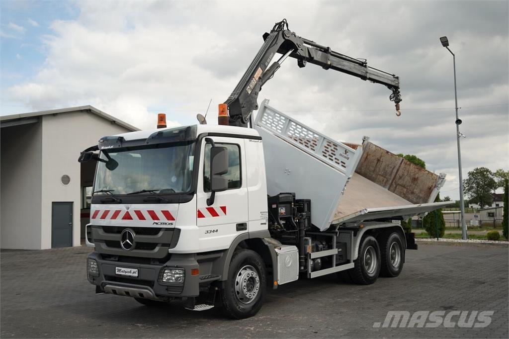 Mercedes-Benz CTROS 3344 / 6x4 / WYWROTKA 2 -STRONNA / HYDROBURT Φορτηγά Ανατροπή