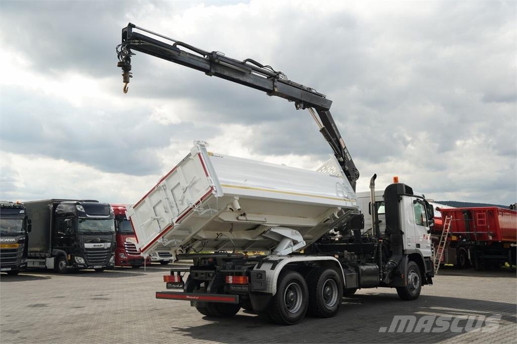 Mercedes-Benz CTROS 3344 / 6x4 / WYWROTKA 2 -STRONNA / HYDROBURT Φορτηγά Ανατροπή