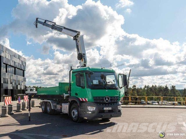 Mercedes-Benz Mercedes Arocs 26.40 6x4 Palfinger PK 24001 Cran Billenő teherautók
