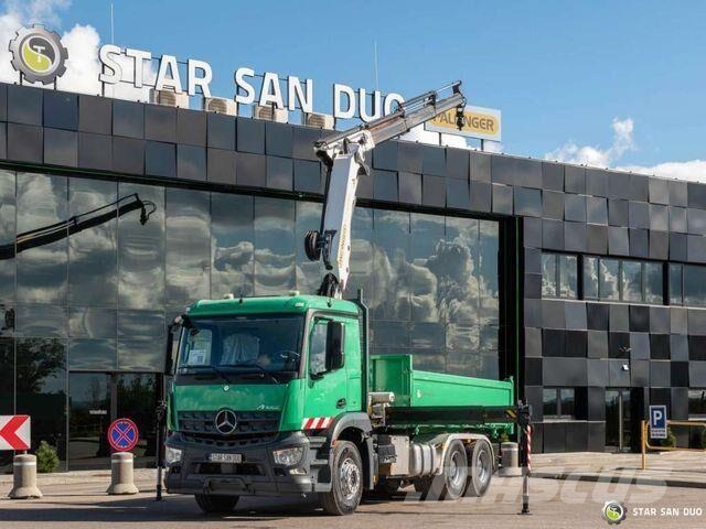 Mercedes-Benz Mercedes Arocs 26.40 6x4 Palfinger PK 24001 Cran Billenő teherautók