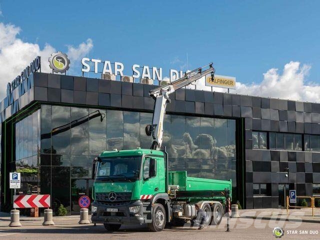 Mercedes-Benz Mercedes Arocs 26.40 6x4 Palfinger PK 24001 Cran Billenő teherautók