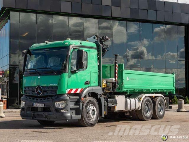 Mercedes-Benz Mercedes Arocs 26.40 6x4 Palfinger PK 24001 Cran Billenő teherautók