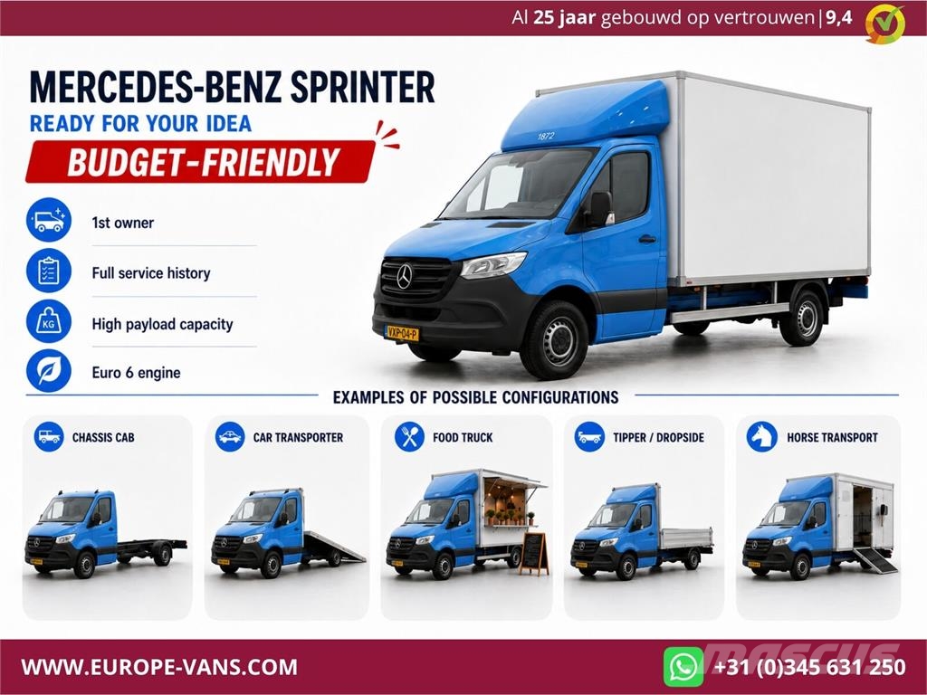 Mercedes-Benz Sprinter 311 CDI 115pk E6 RWD Bakwagen met achterd Drugi tovornjaki