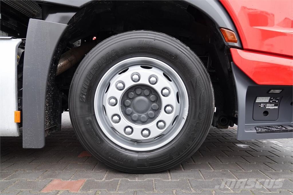 Mercedes-Benz truck with trailer - curtainsider truck 커튼사이더 트럭