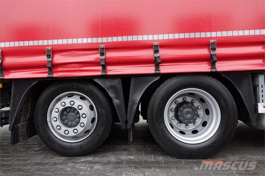 Mercedes-Benz truck with trailer - curtainsider truck 커튼사이더 트럭