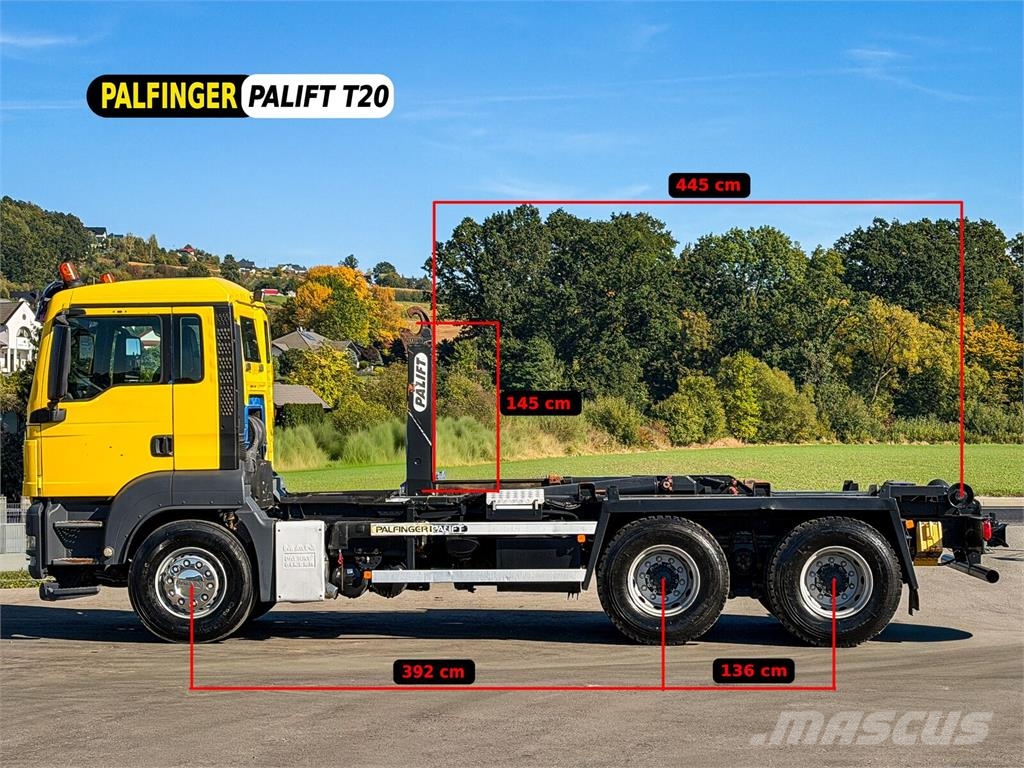 Mercedes-Benz TGS 26.360 Abrollkipper * Top Zustand! Camiones elevadores de gancho