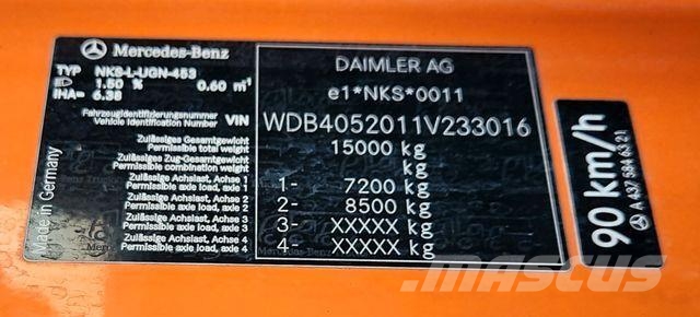 Mercedes-Benz UNIMOG U500 Komunalna vozila za opštu namenu