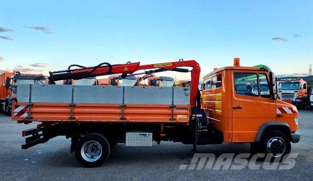 Mercedes-Benz Vario 815D Palfinger PK4501 Kran Meiller 74tkm Billenő teherautók