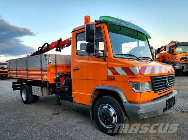 Mercedes-Benz Vario 815D Palfinger PK4501 Kran Meiller 74tkm Billenő teherautók