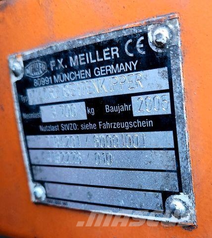 Mercedes-Benz Vario 815D Palfinger PK4501 Kran Meiller 74tkm Billenő teherautók