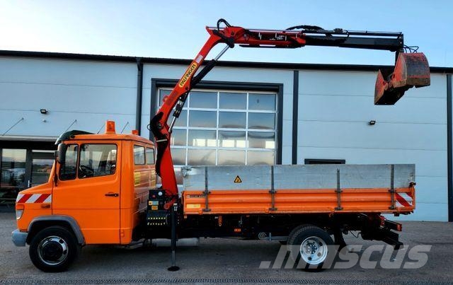 Mercedes-Benz Vario 815D Palfinger PK4501 Kran Meiller 74tkm Billenő teherautók